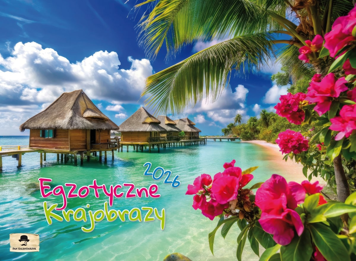 Kalendarz albumowy KSA v.4 Egzotyczne krajobrazy Pan Kalendarzyk